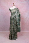 Green Semi Tussar Saree - Seematti