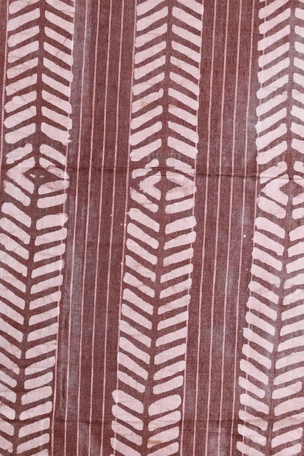 Coffee Brown Tussar Tissue Saree