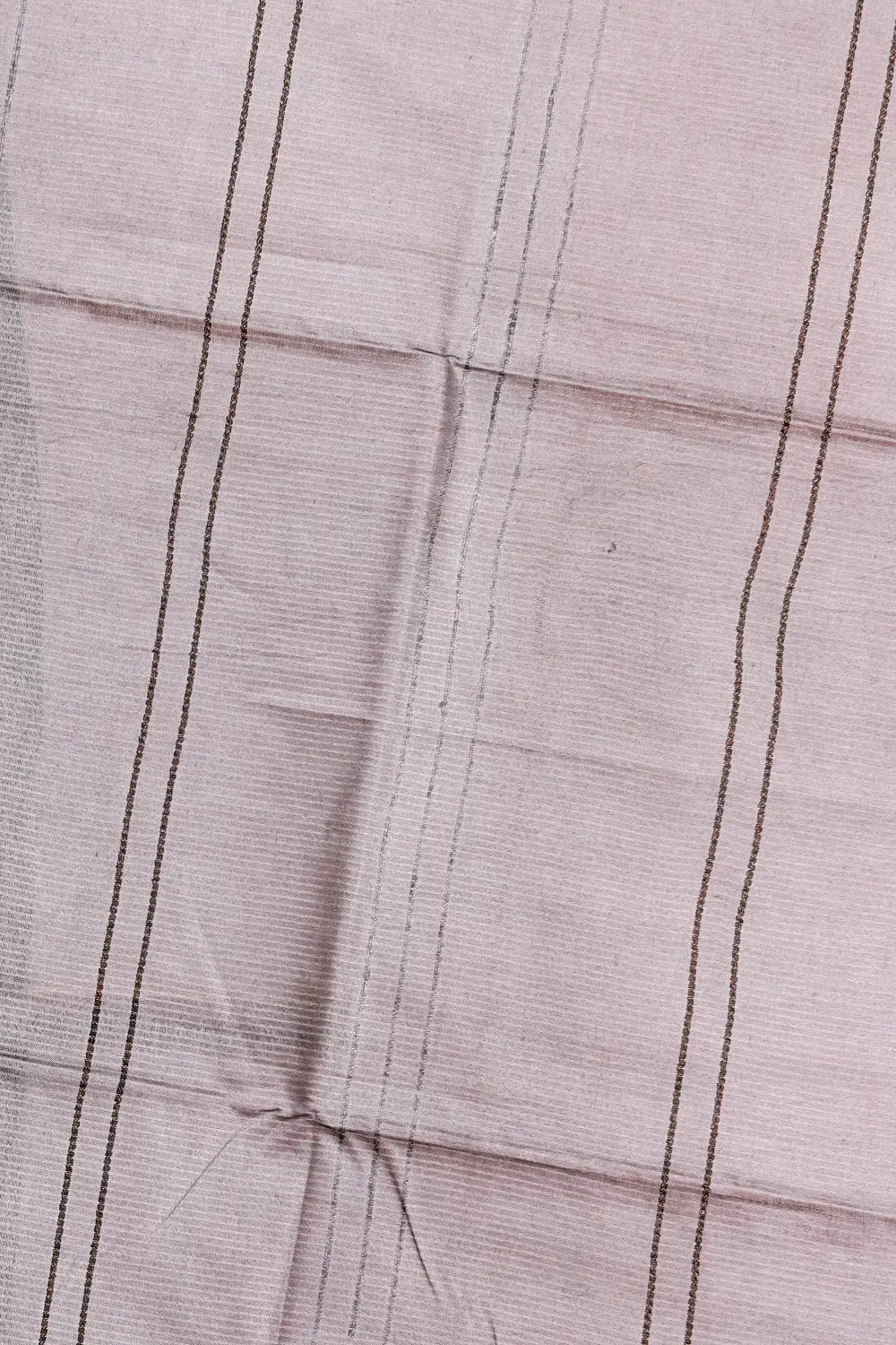 Peach Red Semi Tussar Saree