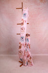 Baby Pink Semi Jute Saree