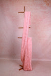 Peach Georgette Saree
