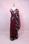 Purple Organza Saree
