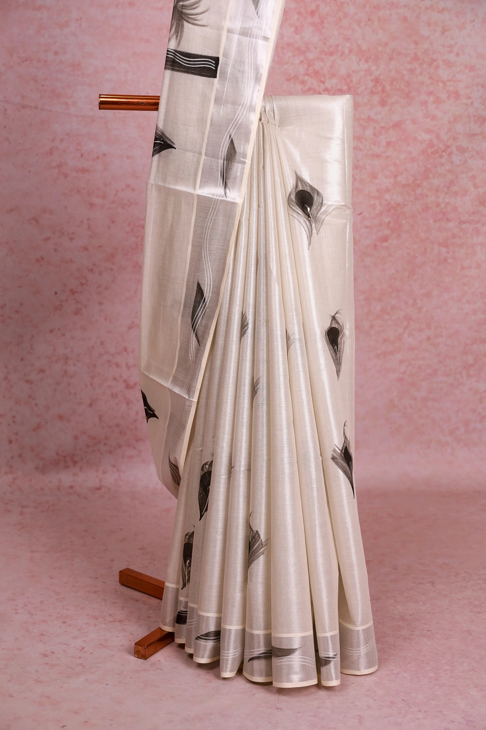 Silver Tissue Kerala Saree
