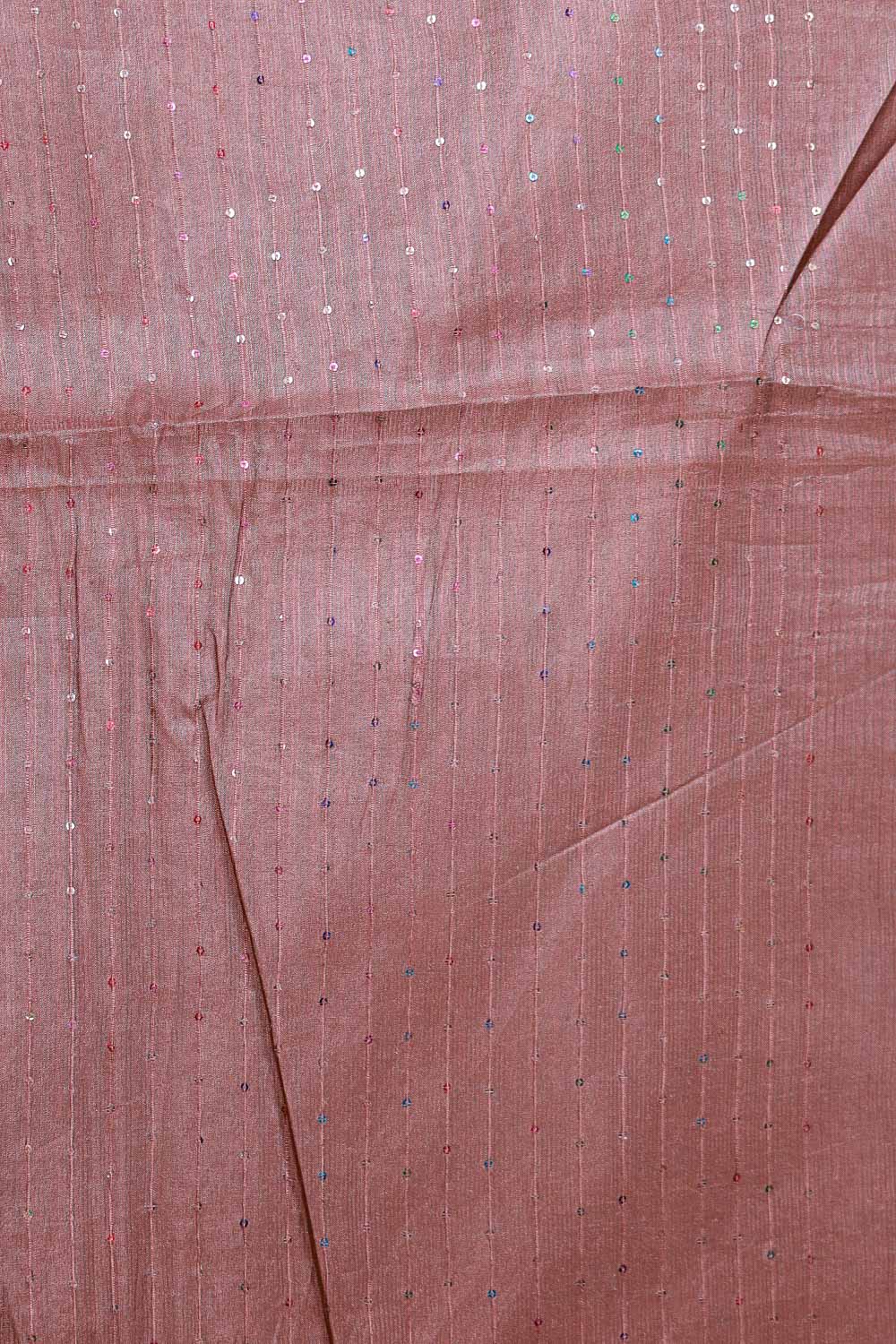 Chocolate Color Kora Silk Saree