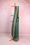 Bottle Green Banarasi Georgette Saree