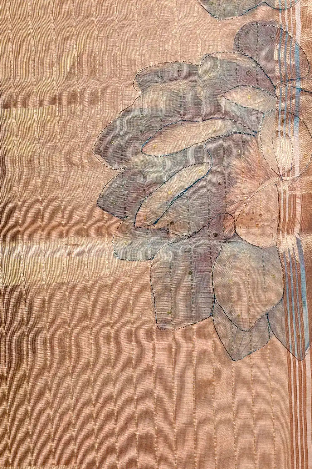 Golden Kerala Tissue Saree