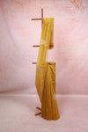 Mustard Yellow Tissue Organza Saree