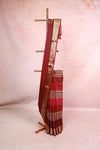 Maroon And Wine Semi Silk Saree