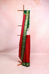 Beet Root Colour Cotton Saree