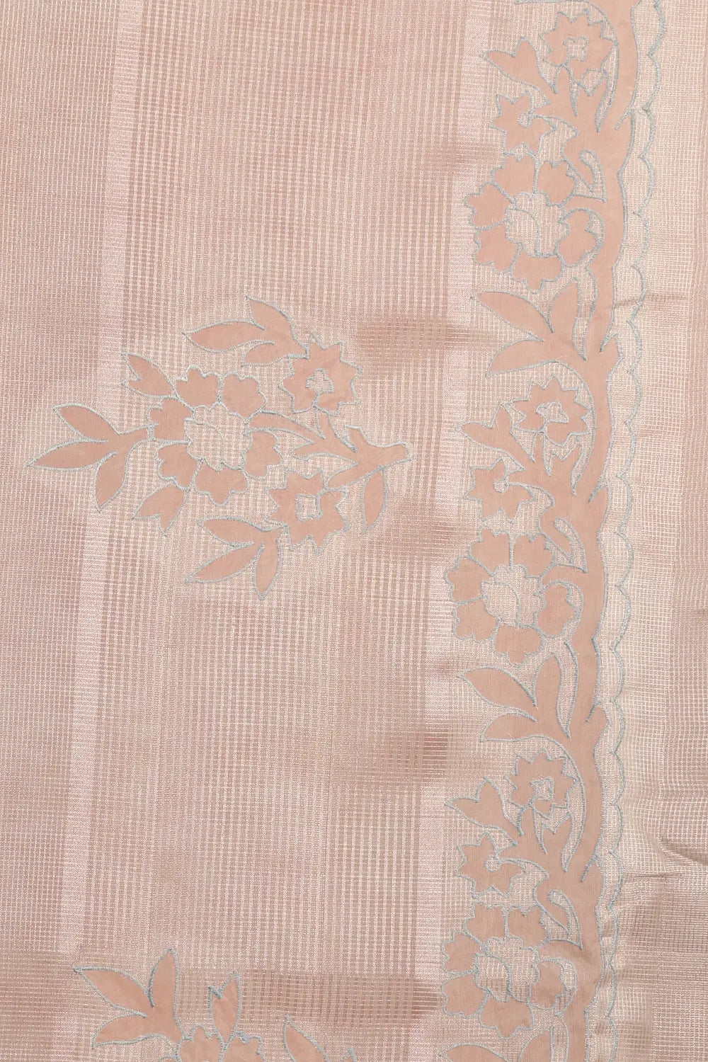 Powder Blue Net Kota Saree