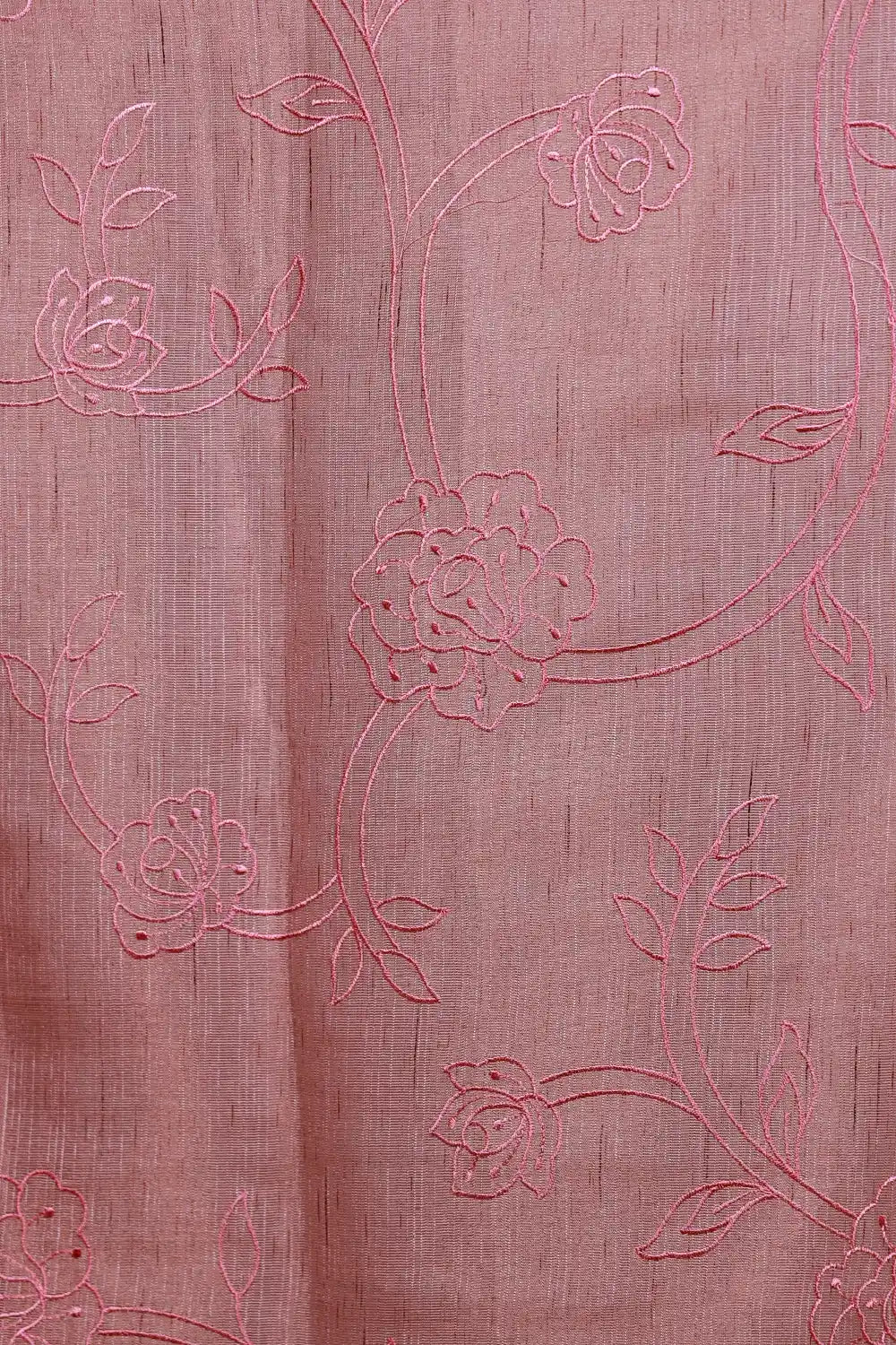 Pink Semi Tissue Saree