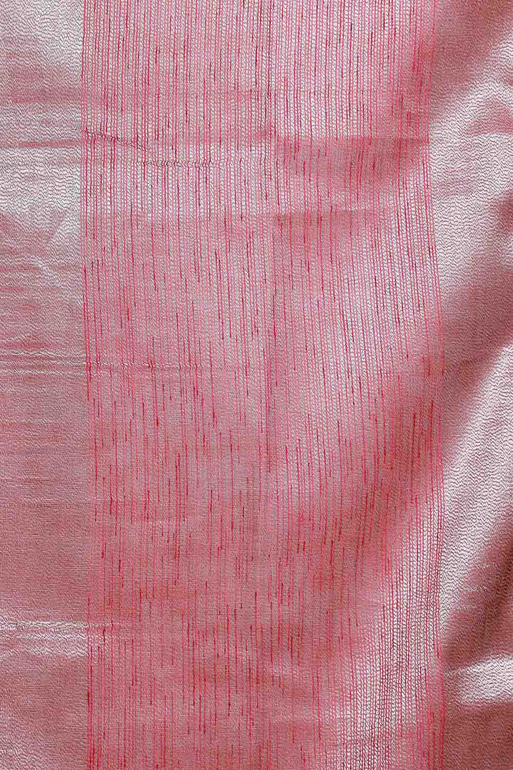 Maroon Semi Tussar Saree