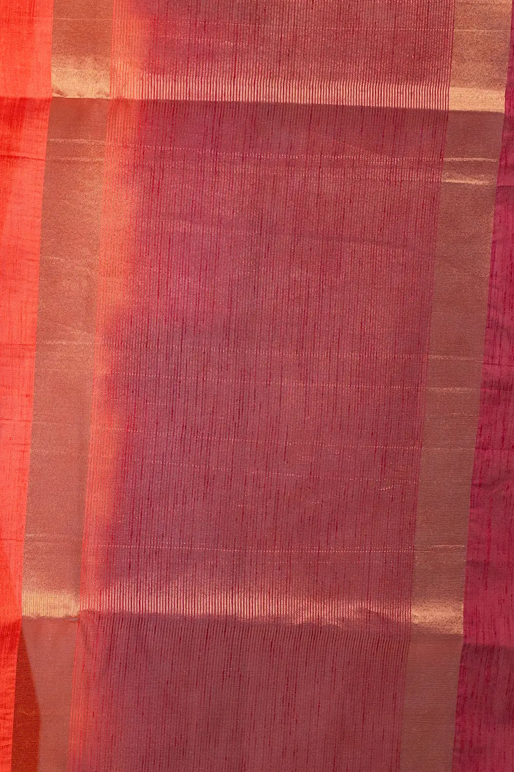 Burnt Orange Semi Jute Saree