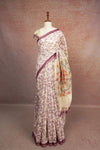 White Cotton Silk Saree