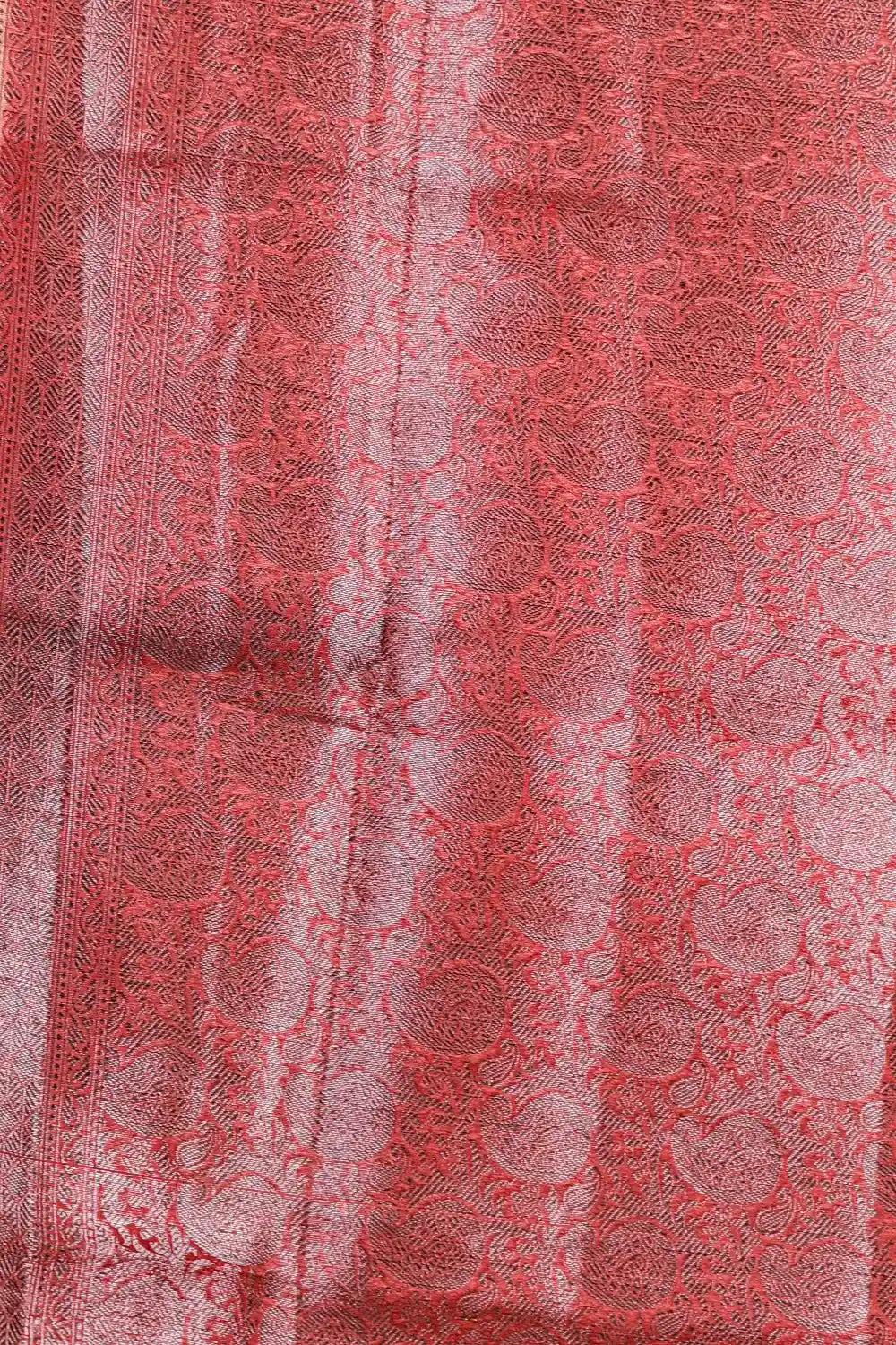 Sandal Colour Semi Banarasi Saree