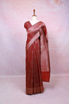 Maroon Semi Silk Saree - Seematti