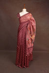 Onion Pink Semi Organza Saree