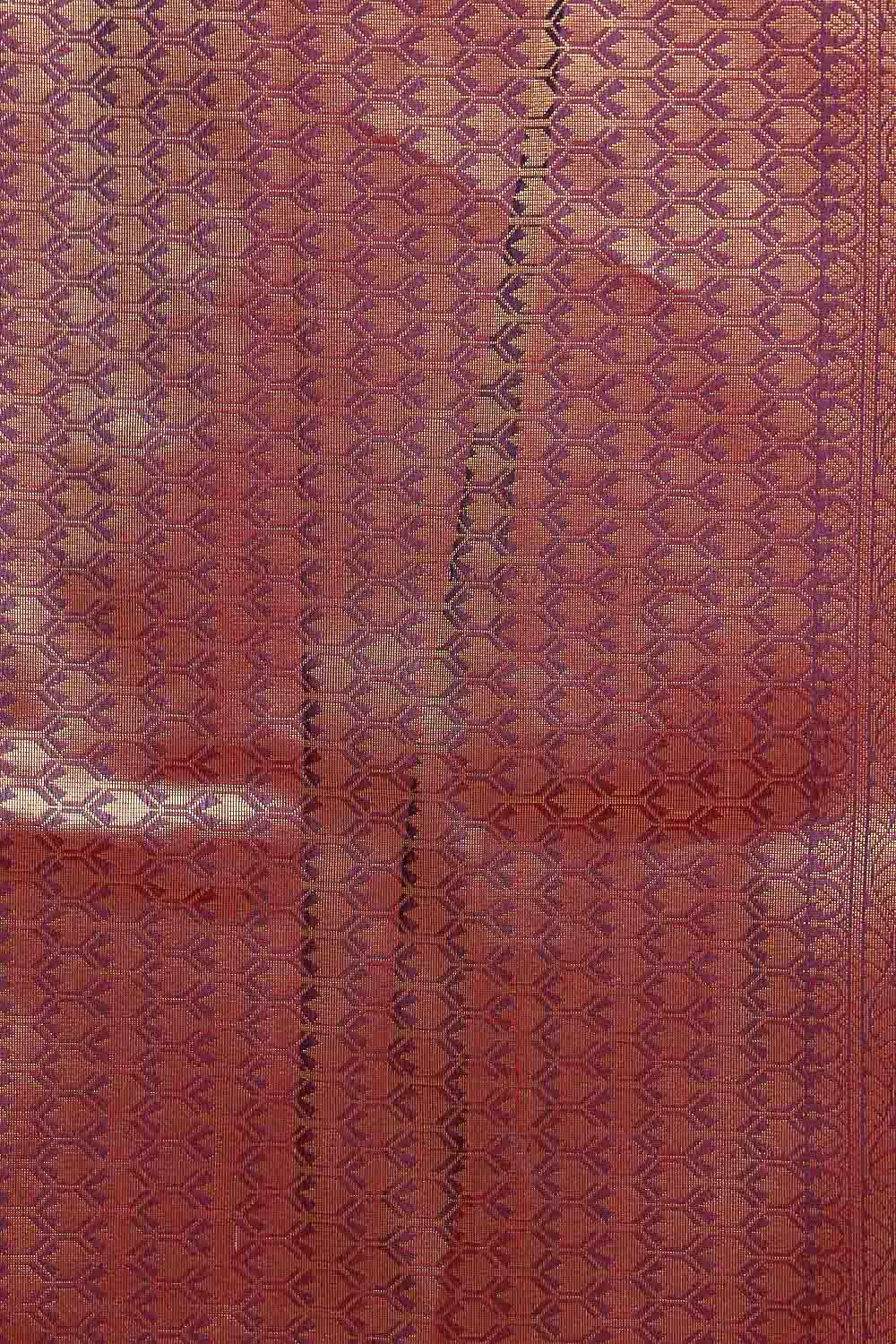 Navy Blue Semi Kanchi Soft Silk Saree