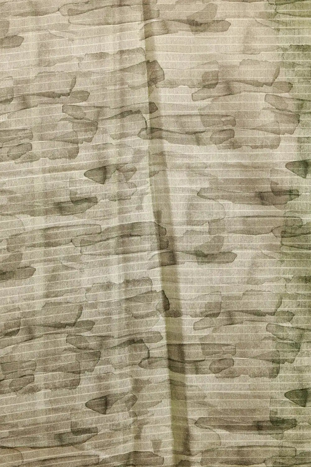 Light Green Semi Tussar Printed Unstitched Churidhar Material