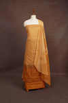 Mustard Yellow Kota Self Design Unstitched Churidhar Material