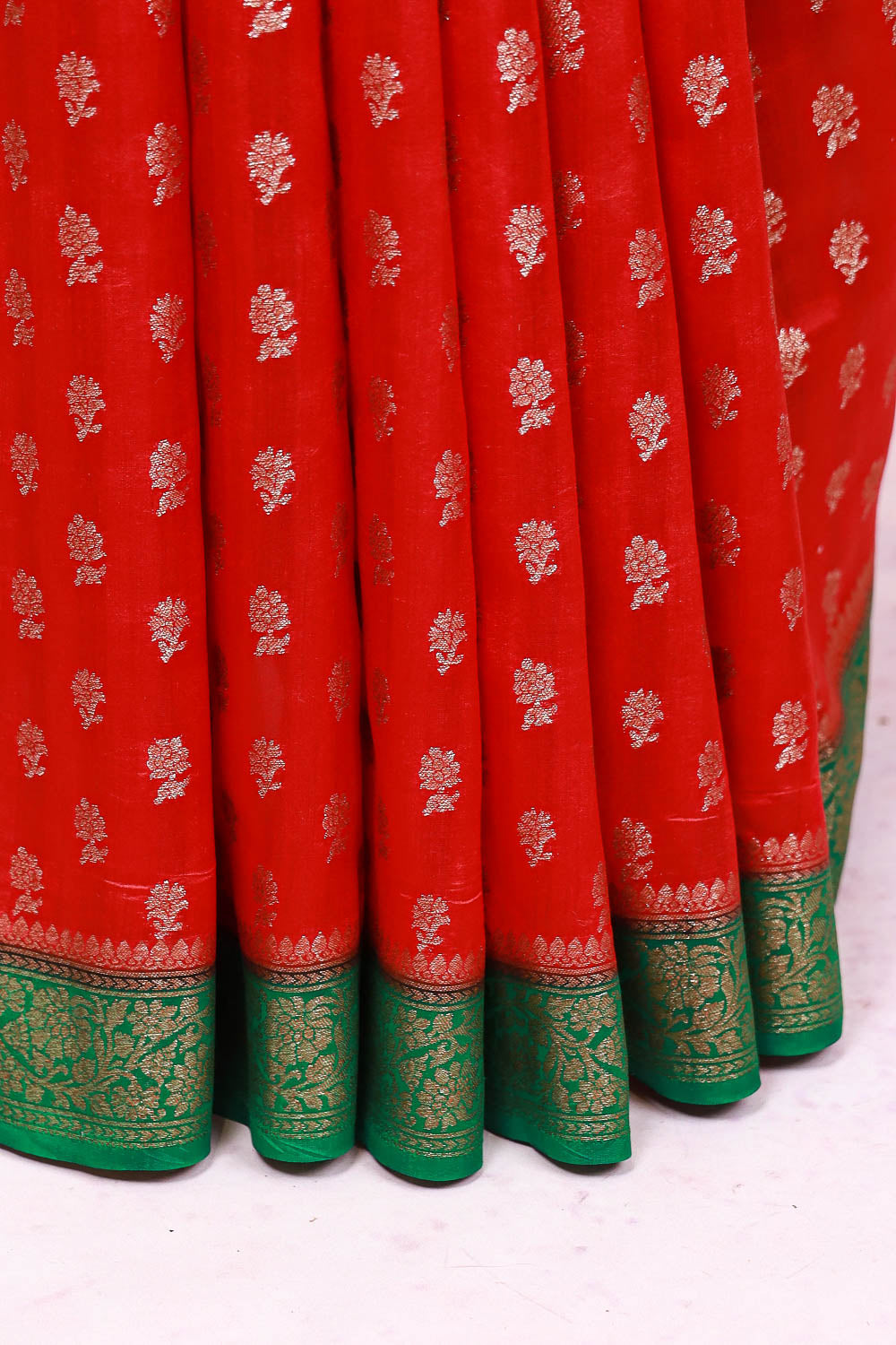 Red Banarasi Silk Saree