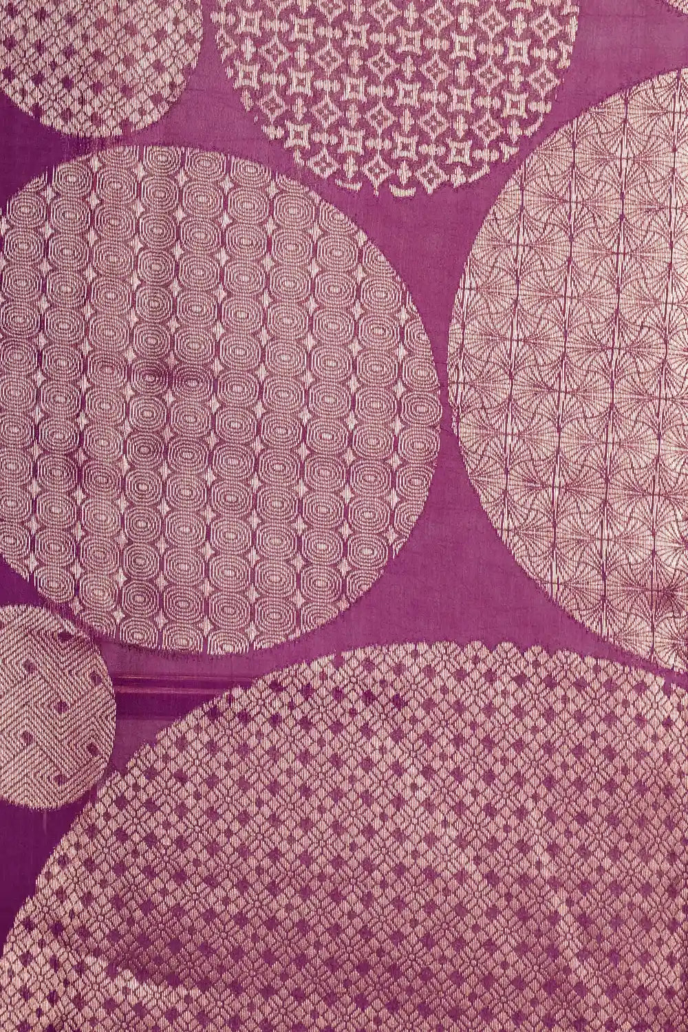 Violet Banarasi Saree
