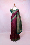 Grape Semi Silk Saree - Seematti