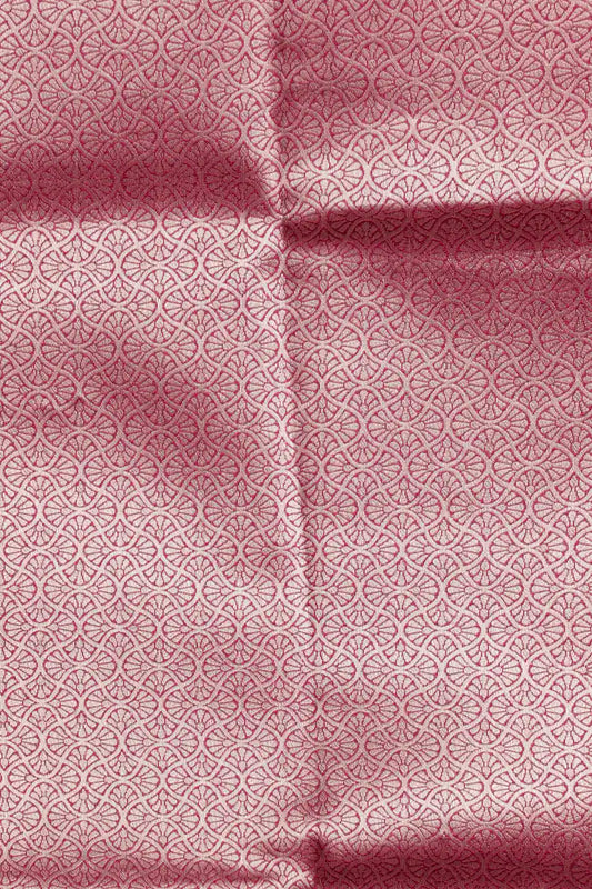 Dark Onion Pink Semi Silk Saree