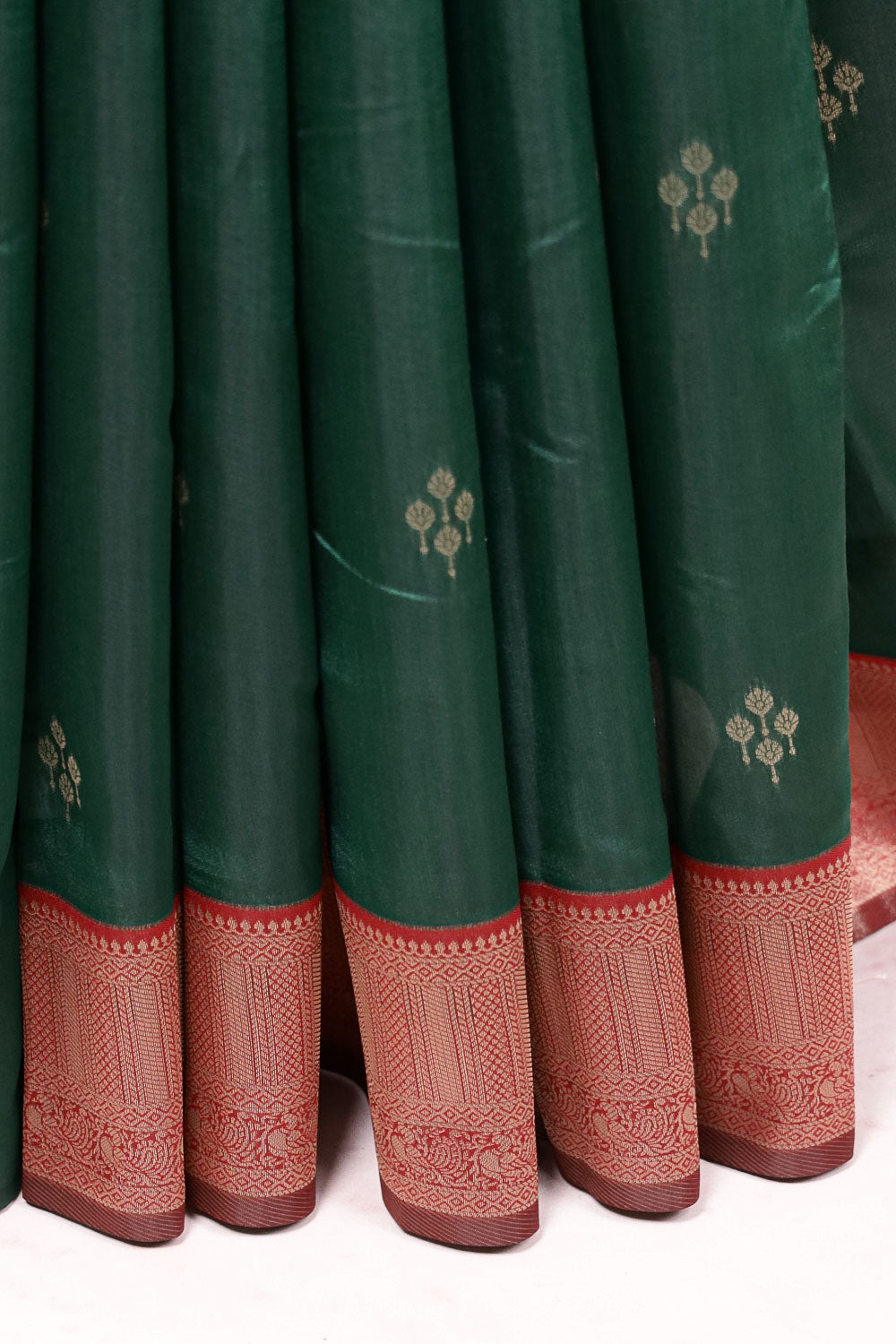 Green Semi Silk Saree