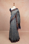Blue Chanderi Saree