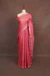 Peach Pink Semi Linen Saree