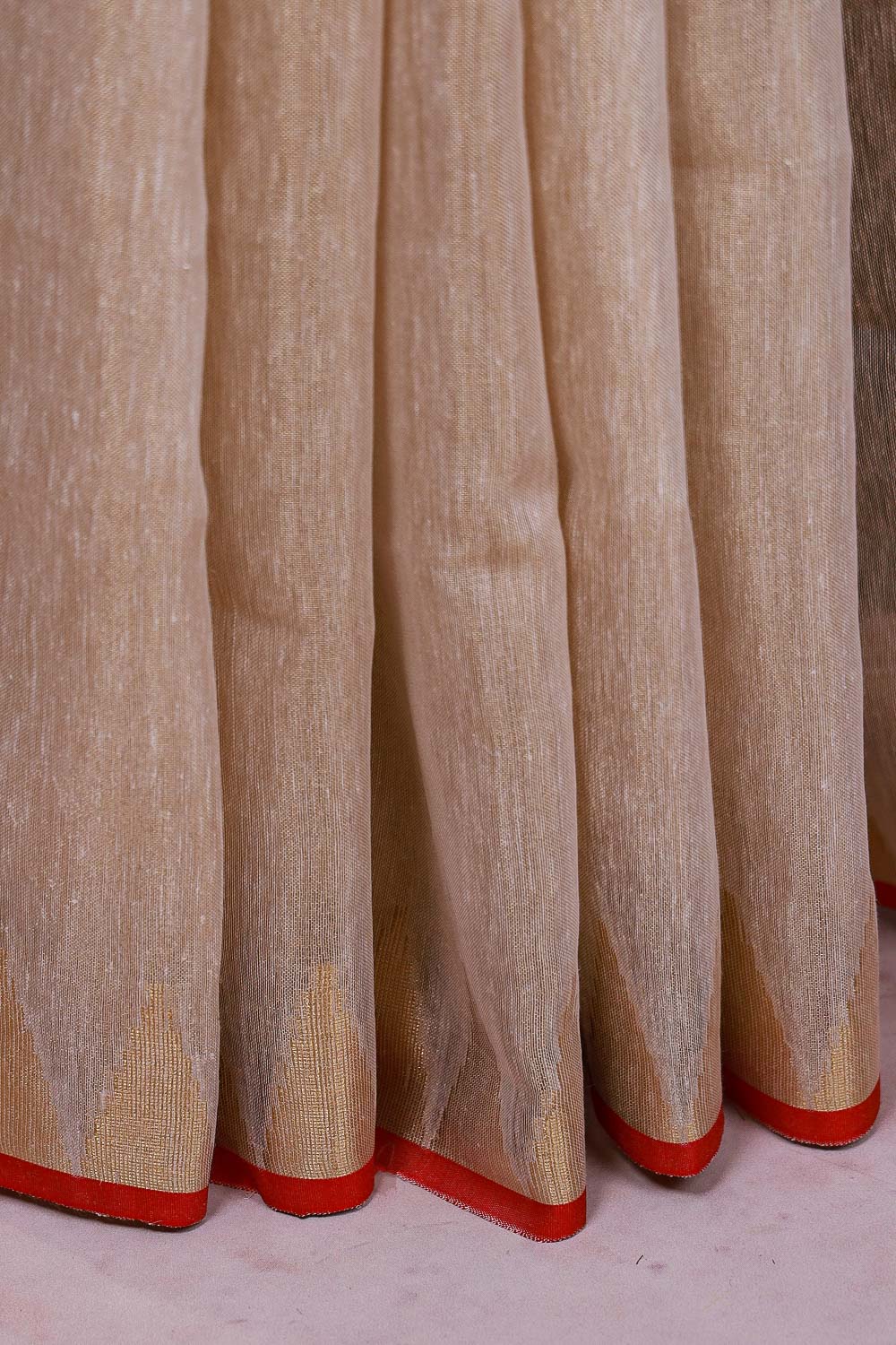 Gold Semi Tissue Saree - Seematti