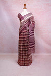 Cream Semi Tussar Saree