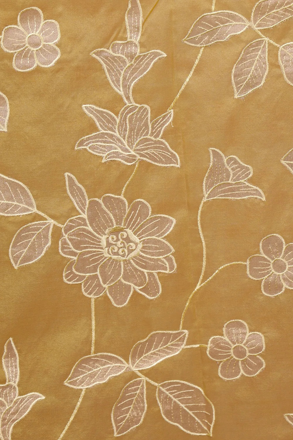 Lemon Yellow Soft Organza Sraee