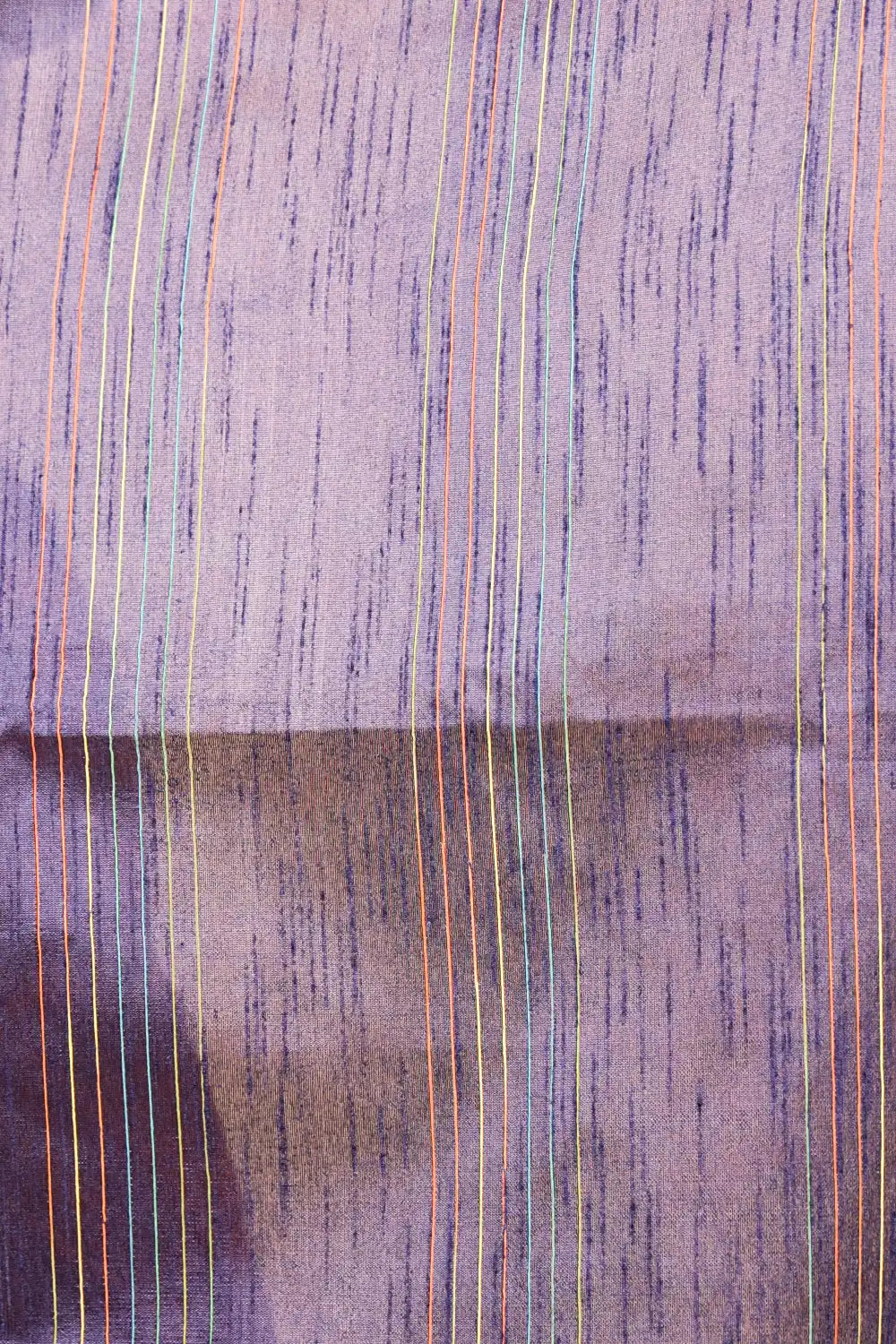 Rust Orange Semi Jute Saree