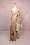 Sandal Semi Tussar Saree