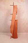 Light Peach Tussar Silk Saree