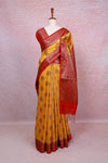 Yellow Jute Banarasi Saree