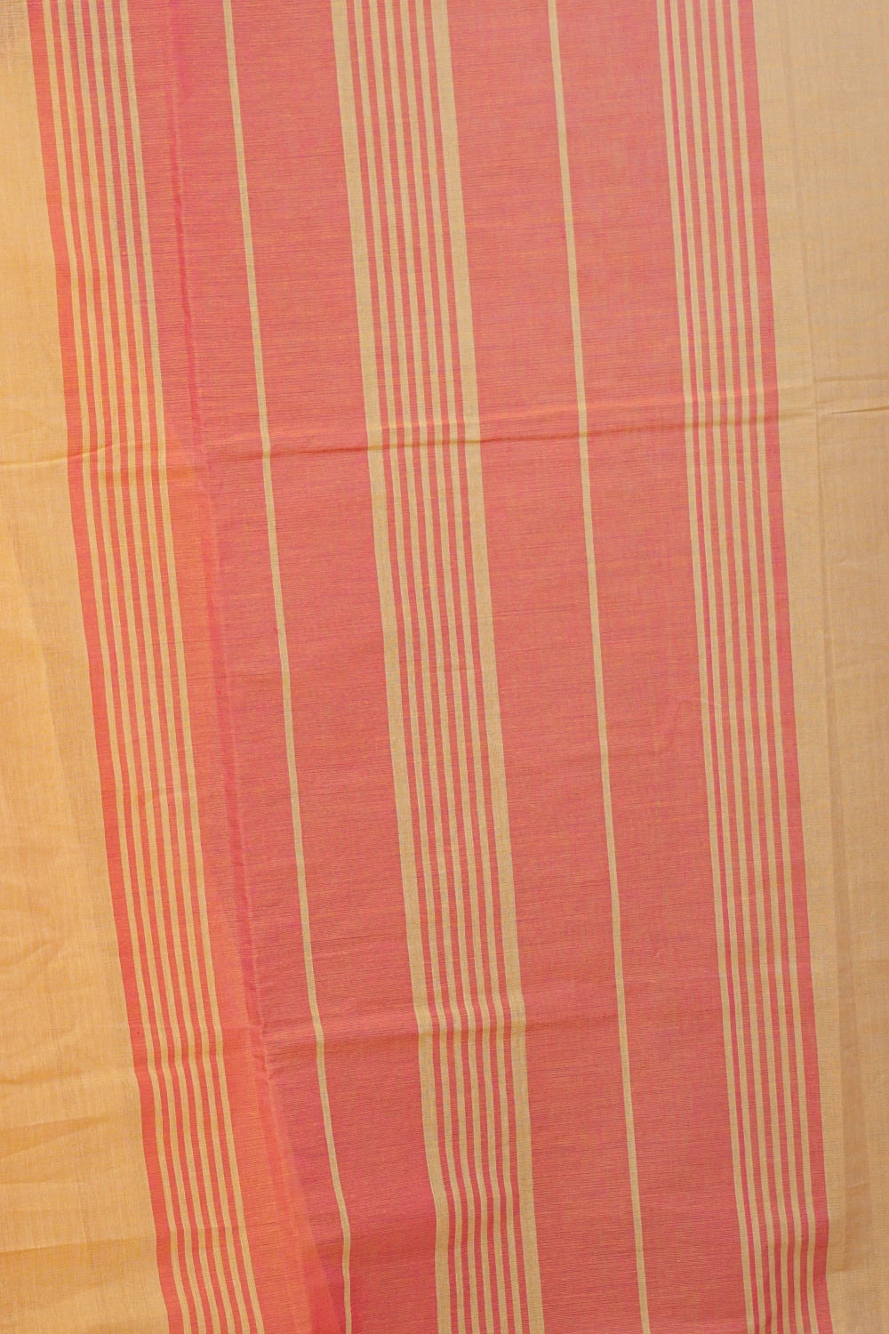 Yellow Cotton Saree