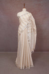 Cream Cotton Saree