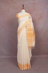 Off White Cotton Saree