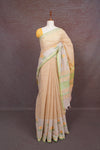 Cream Cotton Saree