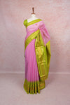 Pink Semi Organza Saree