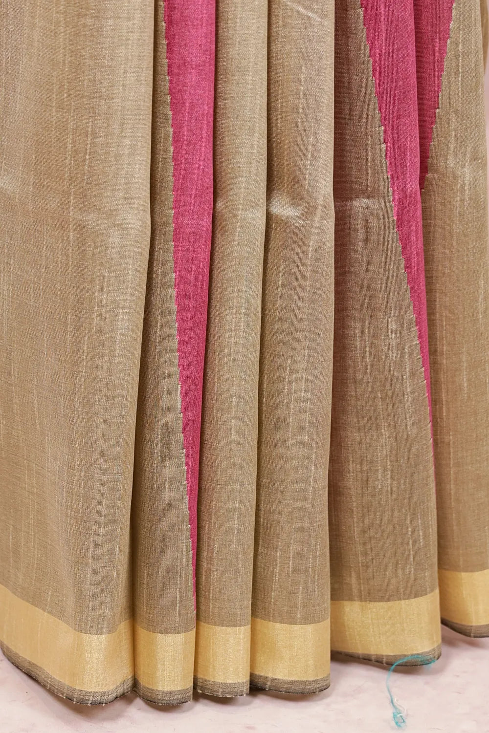 Multi Color Semi Jute Saree
