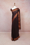 Black Semi Silk Saree