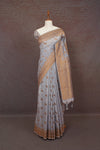 Ash Semi Banarasi Saree