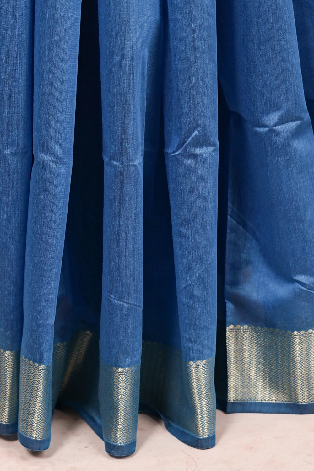 Blue Semi Silk Saree
