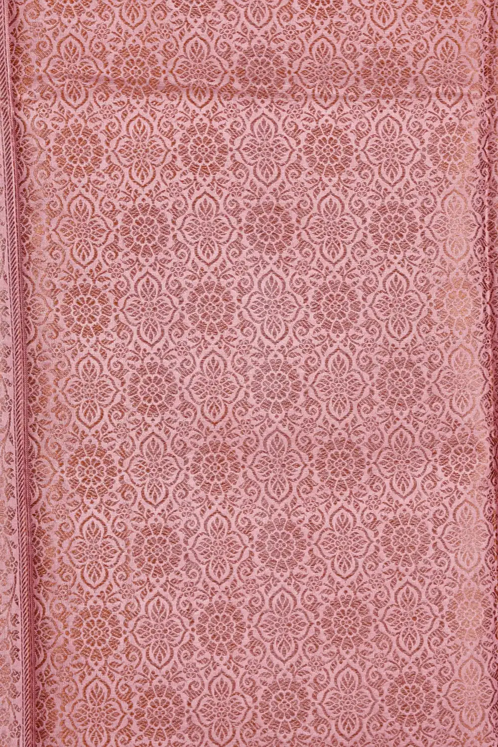 Onion Color Tussar Saree