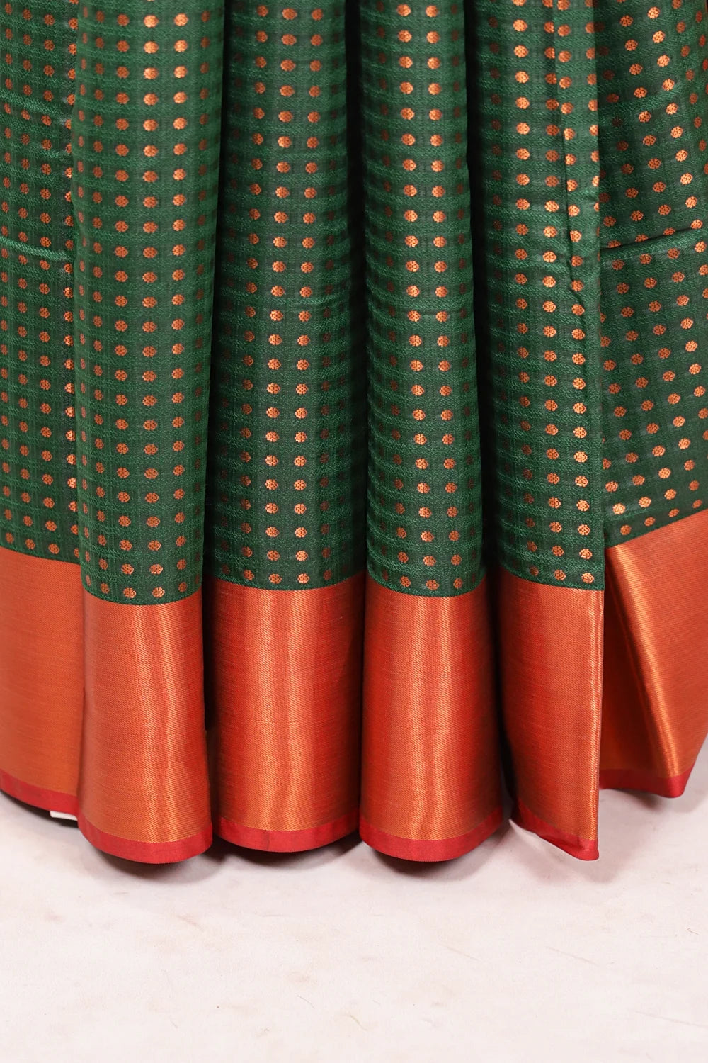 Green Semi Silk Saree