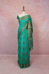 Green Semi Banarasi Saree